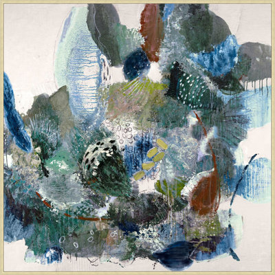Printemps des Pensées 1 - reproduction encadrée sur toile