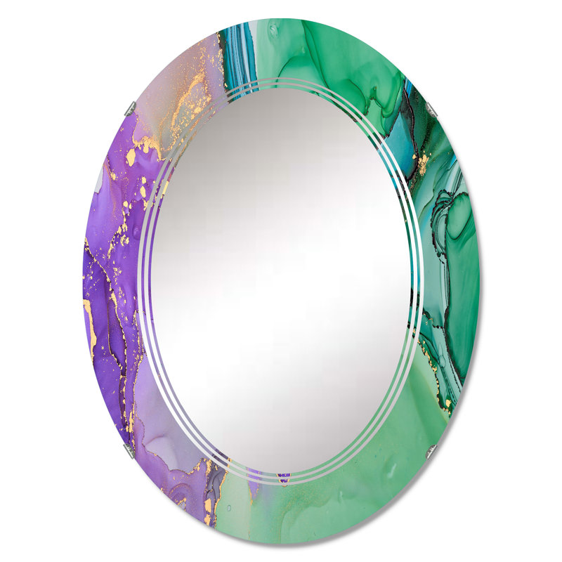 Miroir de salle de bain ovale mural, 30 po x 20 po