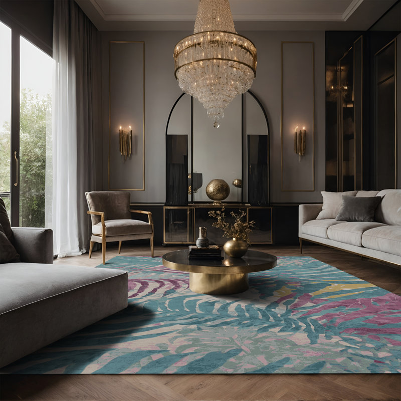 Tapis gris soyeux et moelleux, Tapis de couloir 2 pi x 4 pi