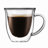 JoyJolt Serene Double Wall Coffee Mugs, 7.4oz.