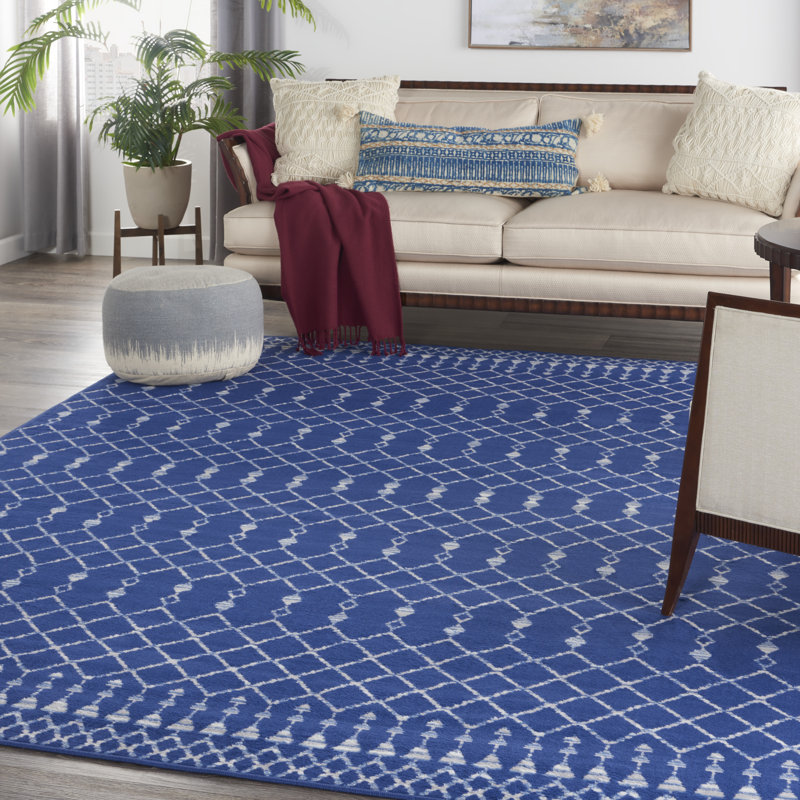 Geometric Indoor Rug, Rectangle 8'4" x 11'6"