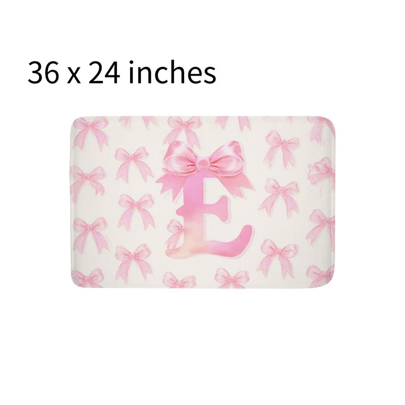 Tapis pour salle de bain rose