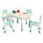 Light Oak/Mint Green