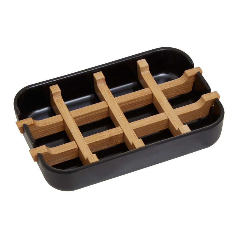 Leite Soap Dish, Black
