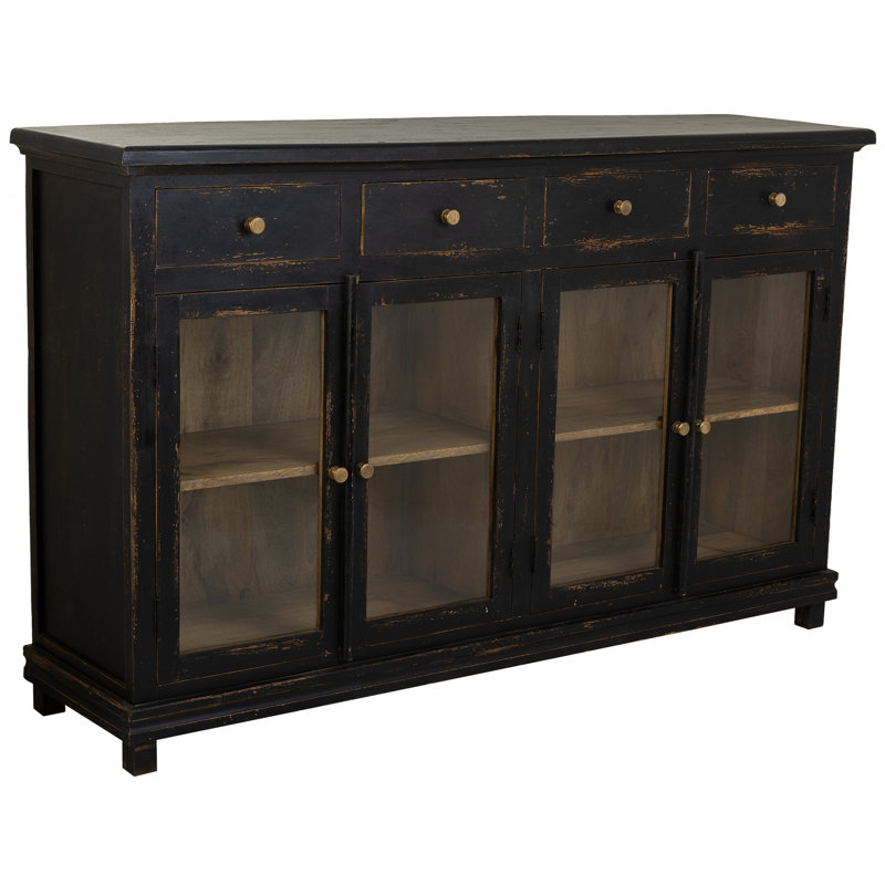 Paulo 160cm Sideboard, Black