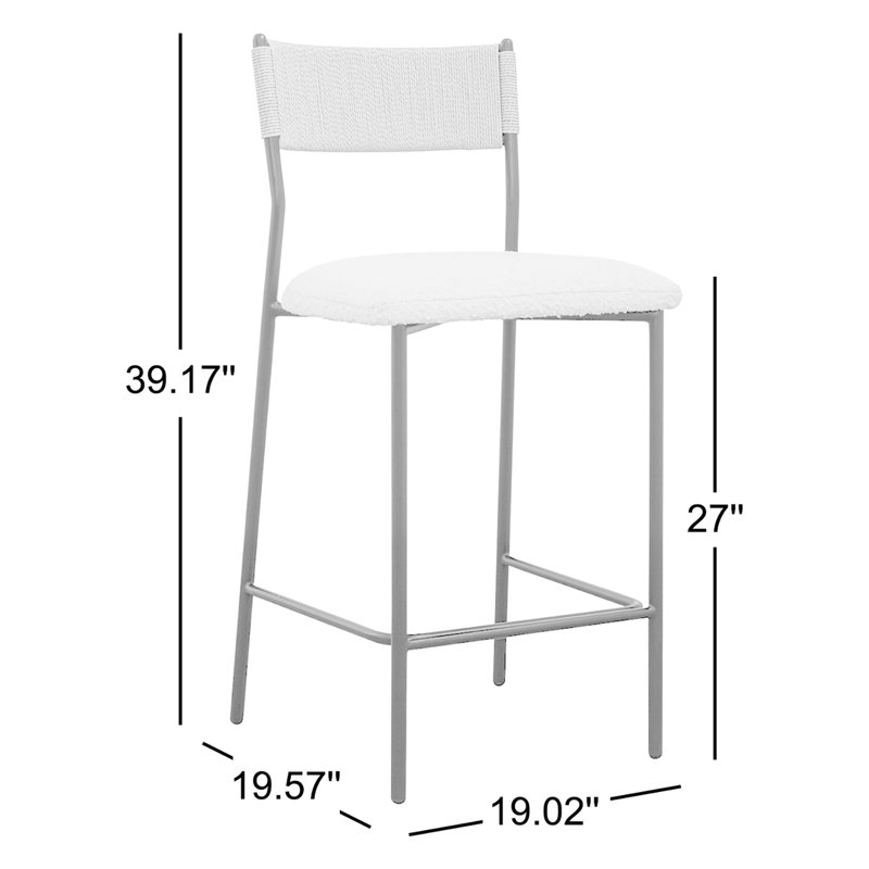 Foley Counter Stool White