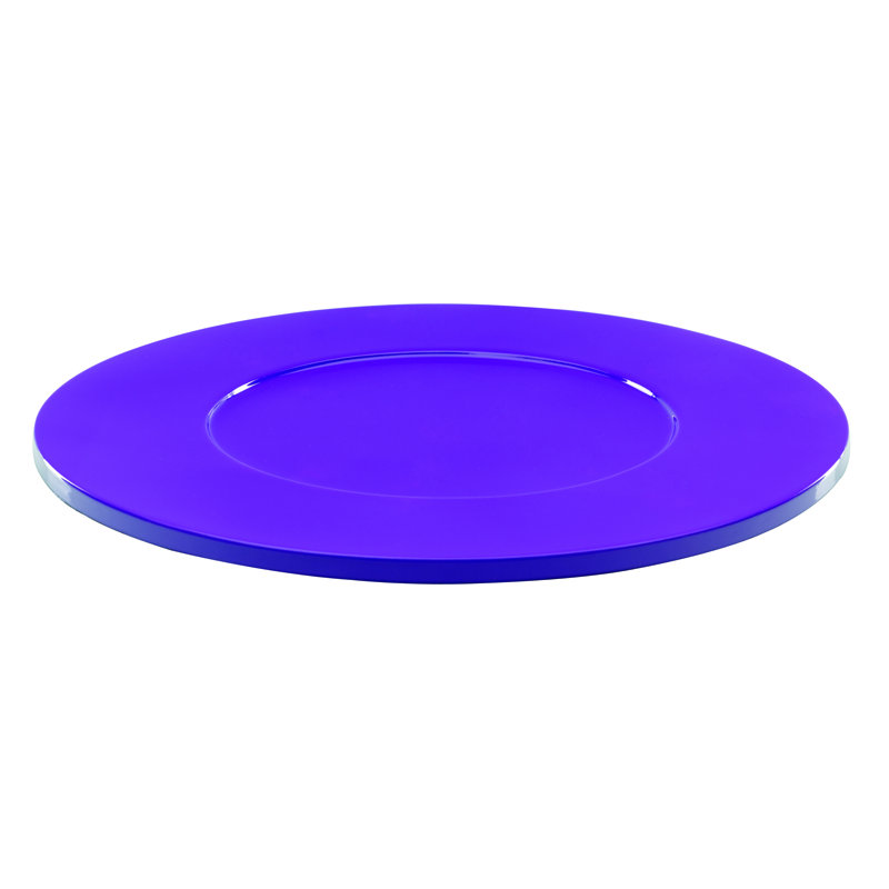 Assiette de présentation Tre - 12 pièces, Violet