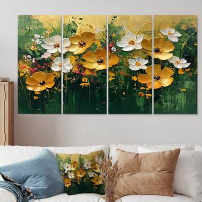 Lorsworth - coquelicots - Art mural traditionnel pour le salon