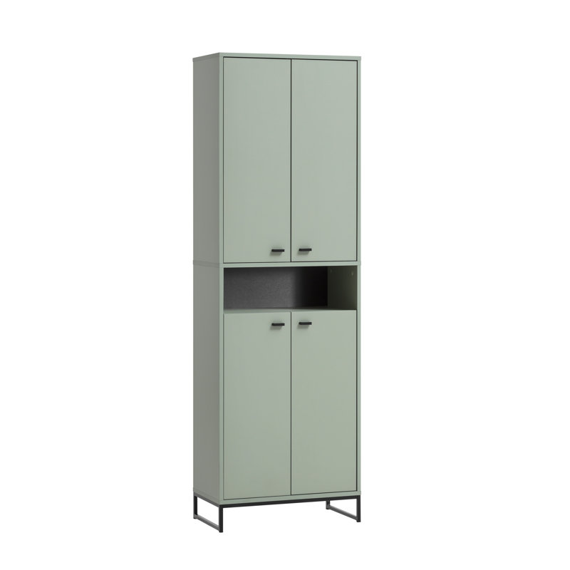Shoe Storage Cabinet, Pistachio