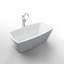 Baignoire de trempage 67" x 28,75" sessile