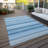 Kinslee Washable Striped Indoor / Outdoor Rug-1171817437