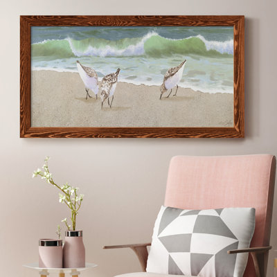 Beach Buddies - Peinture sur toile encadrée