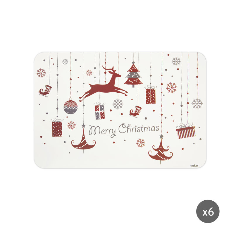 Merry Christmas Christmas Rectangle Placemat