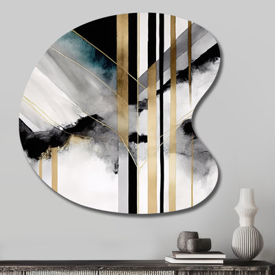 Atherstone - Abstract Drop Shape Asymmetric Metal Wall Art