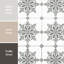 Riviera Octagon Antibes Verde avec Taco 7-7 / 8 po X 7-7 / 8 po Carreau de porcelaine pour plancher et mur-112666032