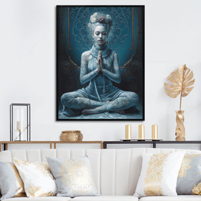 " Spiritual Serenity Blue Goddess Meditation "