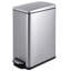 Poubelle de cuisine 12 gallons (45 L) en acier inoxydable avec seau intérieur et pédale pour la chambre à coucher, le salon et la cuisine-123449912