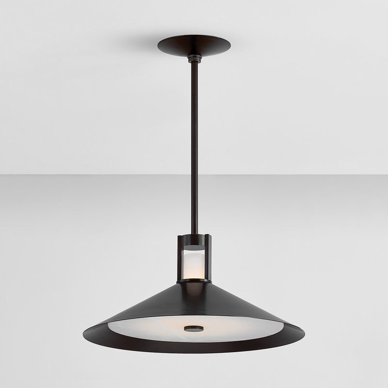 CLERMONT PENDANT, 9.25" H x 20" W x 20" D, Bronze