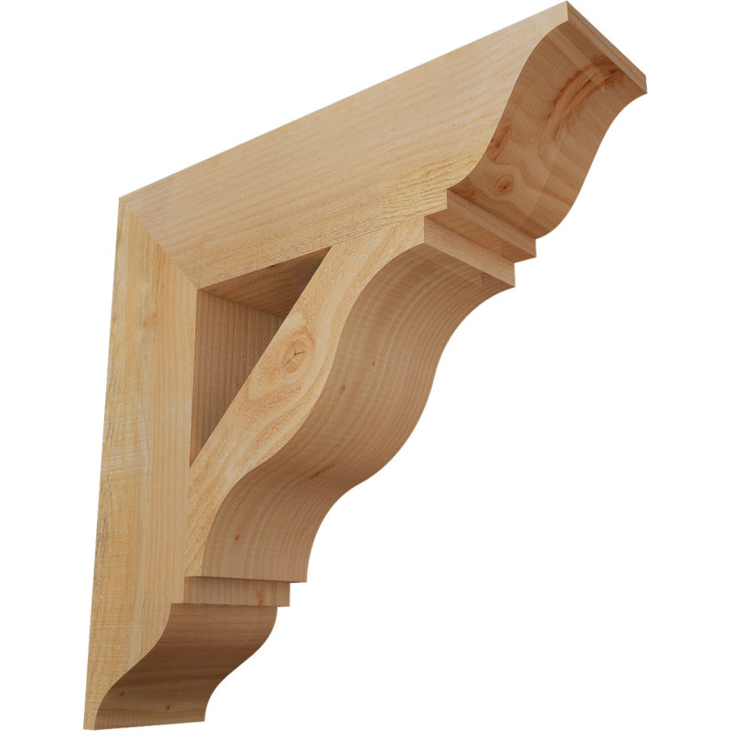 Support traditionnel Funston, H 24 po x l 6 po x P 24 po, Douglas, Scié brut