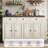 Saskia 4-Door 3-Drawer Sideboard With Farmhouse Design-181564881
