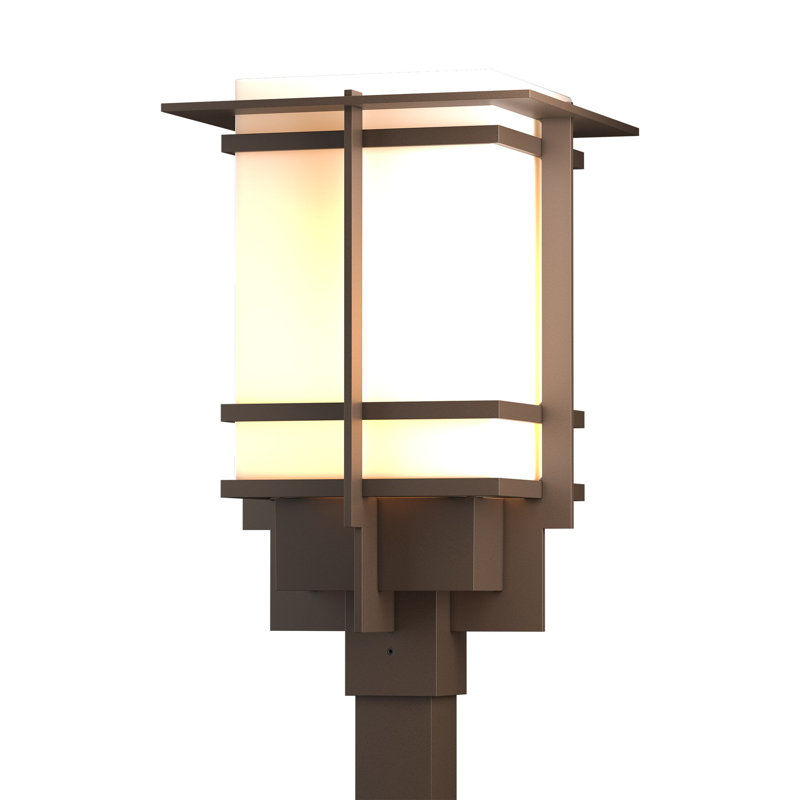 Tourou 1 - Light 19.1" H Lantern Head, Coastal Bronze, Opal