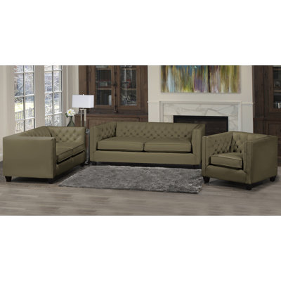 Bourne 3 - Piece Living Room Set