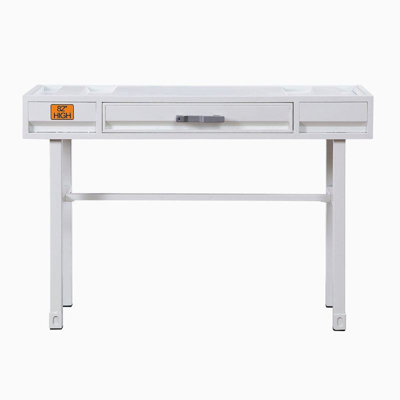 Bureau d'écriture avec 1 tiroir, Blanc