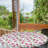 Winston Porter Floral Fitted Round Tablecloth MMagenta Green and White 81292-1925625214