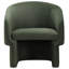 Fauteuil demi-tonneau en velours de 74,93 cm de largeur Mia-142762069