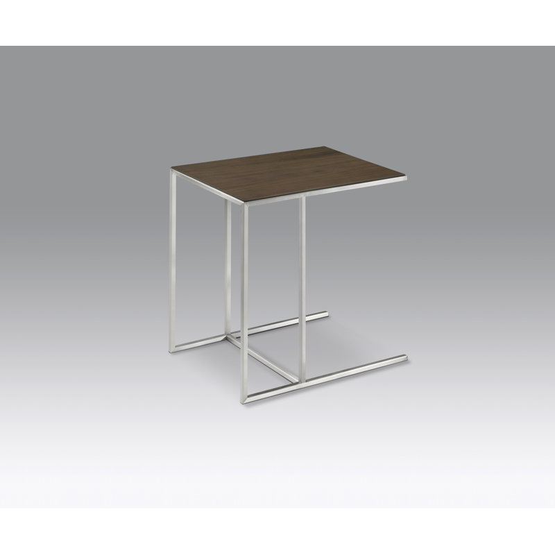 Tutto Solid Wood Top End Table