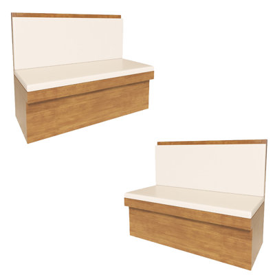 Modern Simple Cafe Benches Storage Bench by Canadian Linen