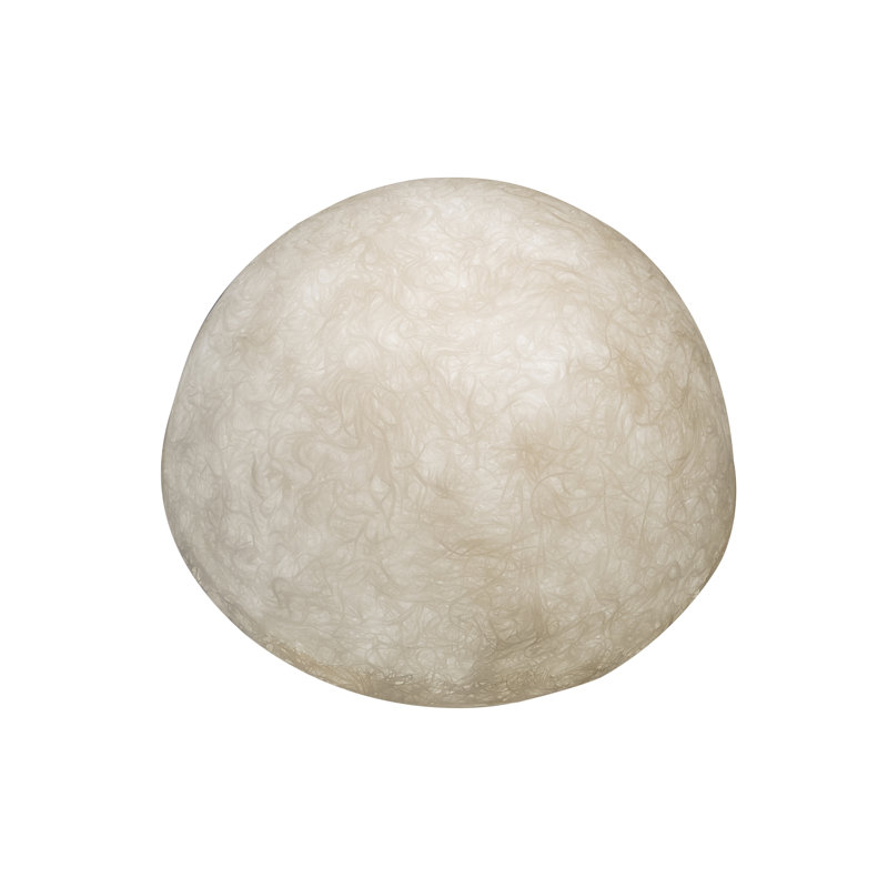 Luna Flush Mounted Sconce, White