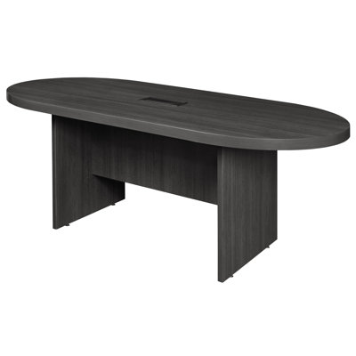 Nickyla Racetrack Conference Table with Charging Port