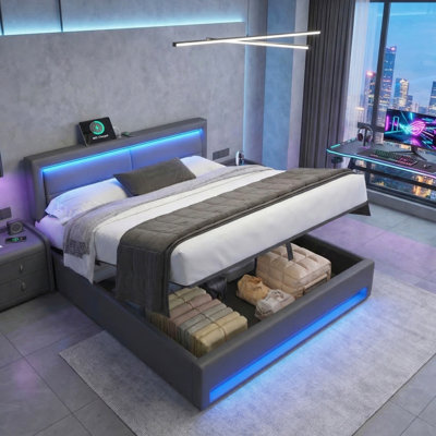 Crisstomo Upholstered Ottoman Storage Bed