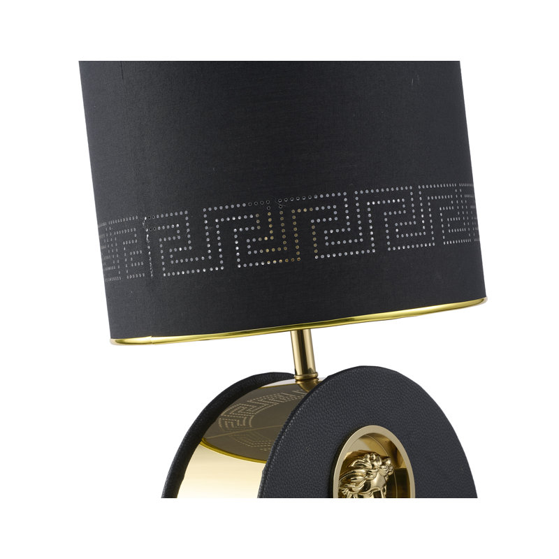 Lampe de table transitionnelle noire 1 lumière
