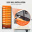 Steel Wall Organizer with Wall Baskets