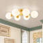 Plafonnier encastré 6 lumières Mid-Century