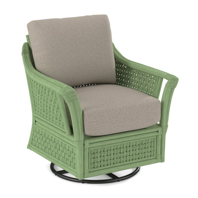 Boca Upholstered Swivel Armchair