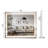 Rectangle LED Mirror, Touch Control Stepless 3 Colours Temperature & Dimmable Light 