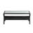 Canberra Solid Mango Wood Coffee Table, Black