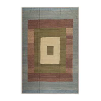 Tapis gris/beige/brun contemporain
