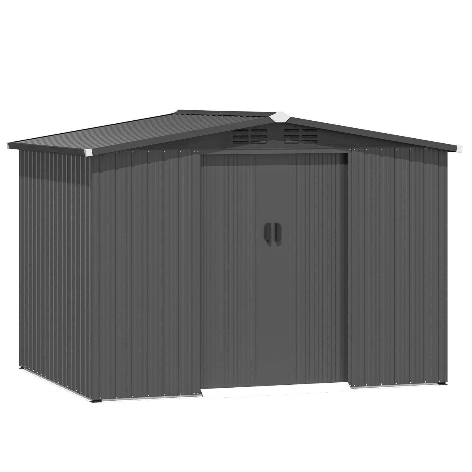 AECOJOY Outdoor Storage Shed With Sliding Door Wayfair