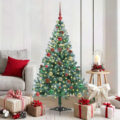 4.92' H Lighted Artificial Christmas Tree