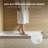 60" L x 32" W Acrylic Shower Base with Left Drain, Single Threshold Rectangular Shower Pan, White, Slip-Resistant Floor-126250660