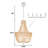 4 - Light Dimmable Tiered Chandelier