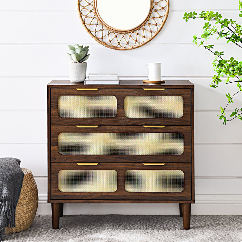 Commode 3 tiroirs, Noyer