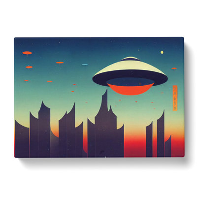 UFO Art Vol.2 - Wrapped Canvas Print