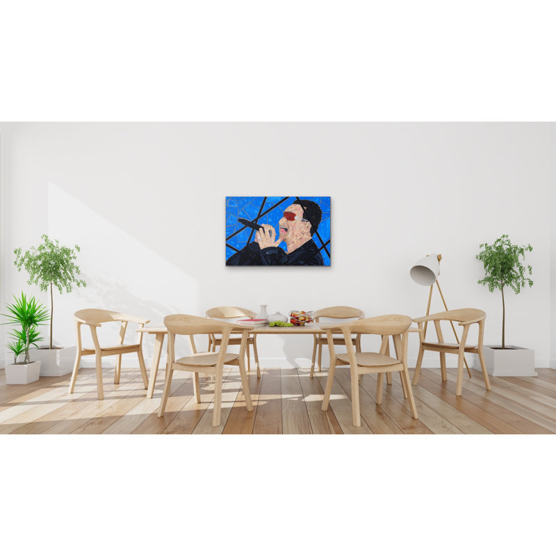 Bono Painting by Eddie Bruckner