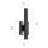16" Black LED Outdoor Wall Light-589848774