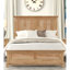 Ensemble de chambre à coucher pour lit simple avec tête de lit en chêne naturel-1662604769